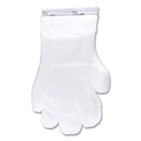 INTEPLAST GROUP Gloves, Polyethylene, Powder-Free, One Size, 8000 PK, Clear R2GO-PE-8K